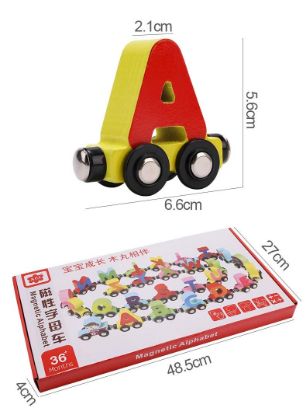 Picture of ABC Magnetic Letters Train.