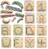 Picture of Wooden Alpha & Numeric Construction Puzzles for Kids