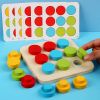 Picture of Big Peg Mosaic Toy Button Puzzle Game