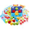 Picture of Big Peg Mosaic Toy Button Puzzle Game