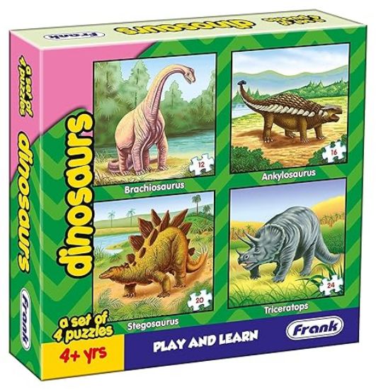 Picture of Dinosaur 4 in 1 Puzzle Set