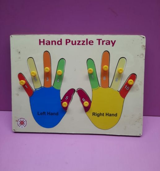 Picture of Hand Puzzle Wooden Board