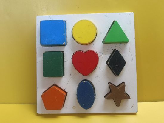 Picture of Shapes Wooden Board