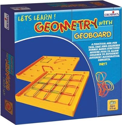 Picture of Geometry With Geoboard Board Game 