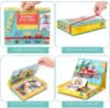 Picture of Magnetic Wooden Puzzle Magnet Play Box 