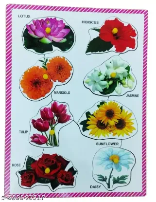 Picture of Flowers Peg Board