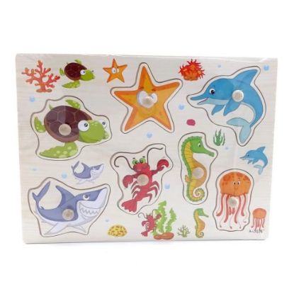 Picture of Sea Animals Peg Board