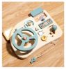 Picture of Montessori Busy Board Wood Steering Wheel Toy 