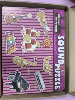 Picture of Musical Instruments Peg Board With Sound