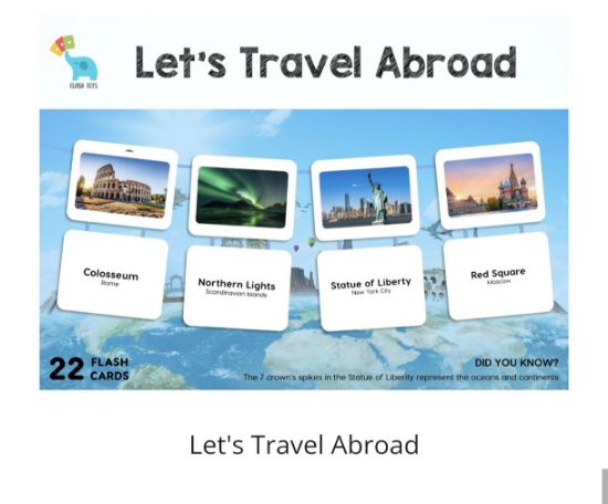 Picture of Let's Travel Abroad (Flash Cards) 