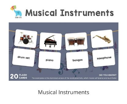 Picture of Musical Instruments (Flash Cards) 