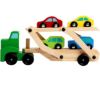 Picture of Wooden Truck and Cars Toy Set 
