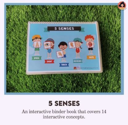 Picture of 5 Sences Activities Book. 