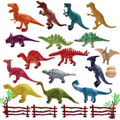 Picture of Dinosaurs Animals Figures Toys Play Set for Kids