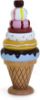 Picture of Organic Wooden Ice Cream Stacking Toy 