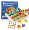 Picture of Fruits and Vegetables Puzzle Game. 