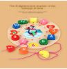 Picture of Wooden Shape Color Sorting Clock 