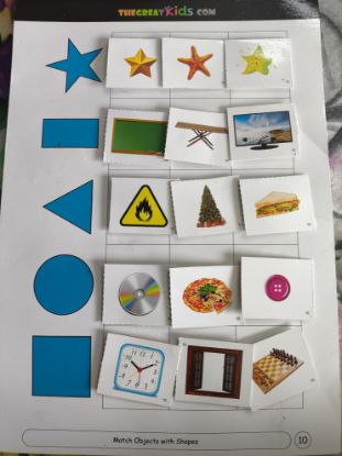 Picture of Colours And Shape Sorting Activity Sheets