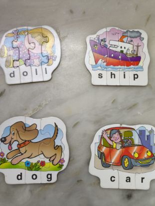 Picture of Animal Spelling Strip Puzzle