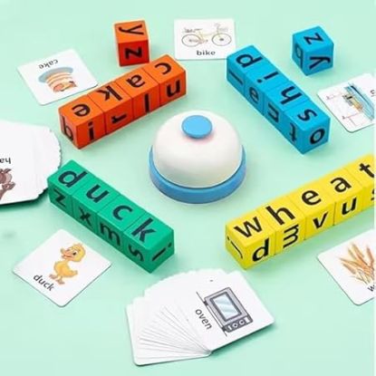 Picture of Wooden Alphabet Spelling Game