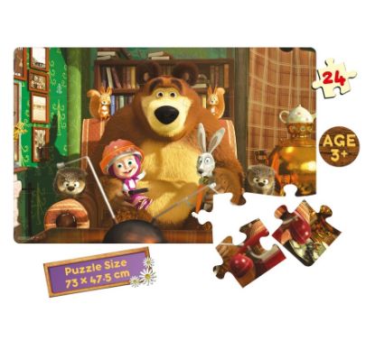 Picture of Masha And The Bear Jumbo Floor Puzzle.