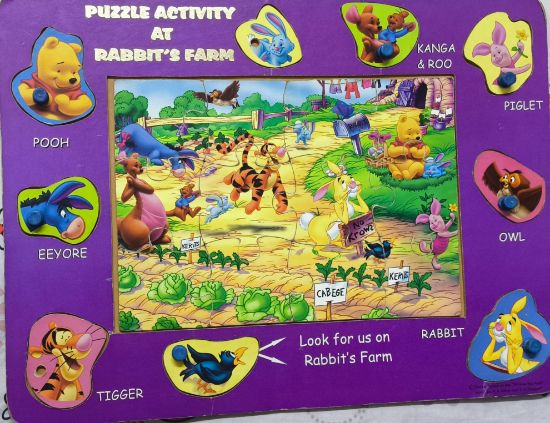 Picture of Puzzle Activity At Rabbit's Farm