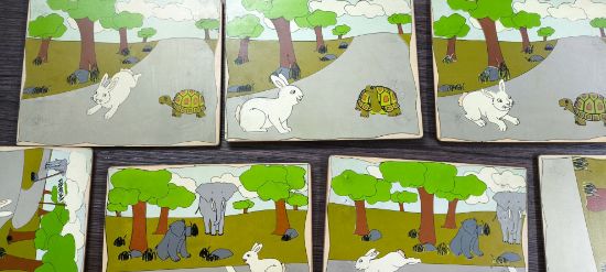 Picture of Hare And The Tortoise Story Board