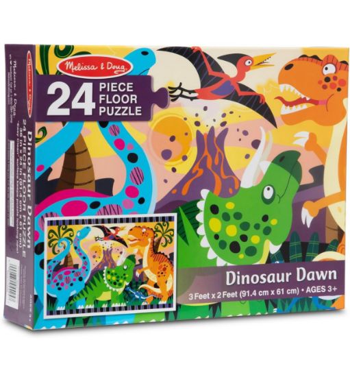 Picture of Dinosaur Dawn Floor Puzzle.