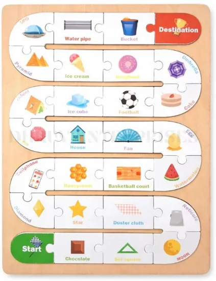 Picture of Wooden Montessori Jigsaw Puzzle 