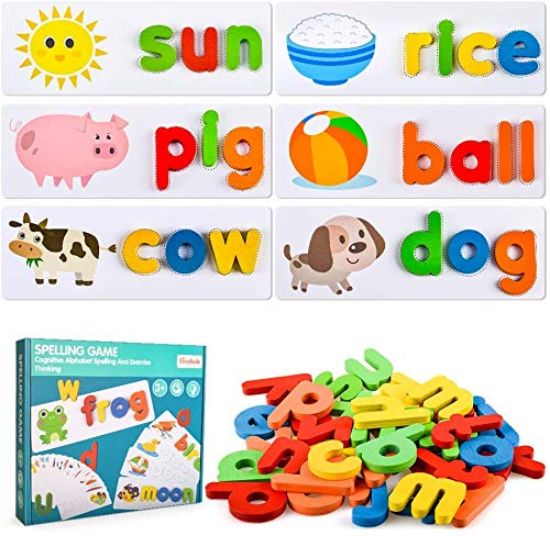 Picture of Spelling Games Words Matching Letter Puzzles