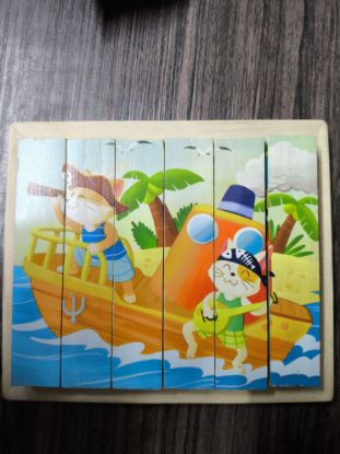 Picture of 6  Piece 4 in 1 Stick Puzzle