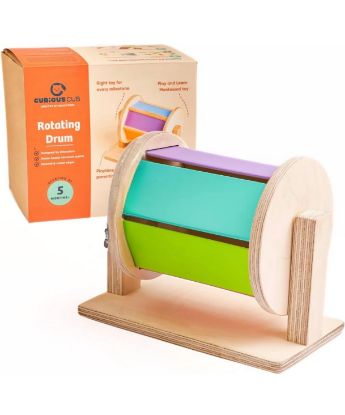 Picture of Montessori Spinning Drum Toy 