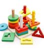 Picture of Wooden Blocks Geometric Shape Matching 