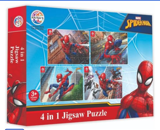 Picture of Marvel Spider-Man Puzzles - 4 in 1 Jigsaw Puzzle Pack