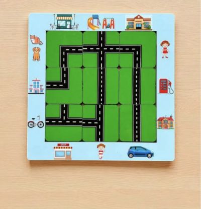 Show details for Road Map Maze Game  Picture of Road Map Maze Game