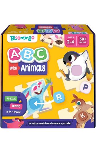 Picture of Bloomingo ABC with Animals : Fun Alphabet Matching Puzzle